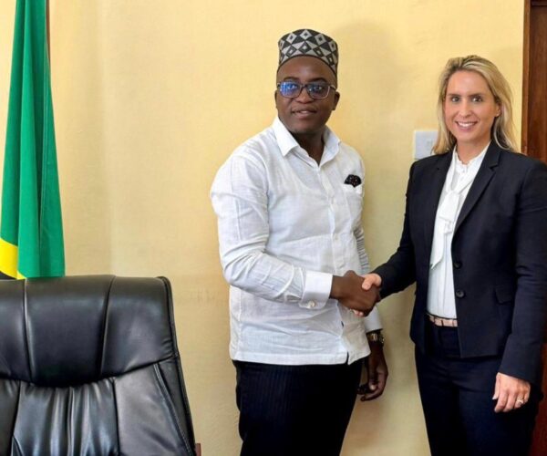 10.04.24 – Here, our #HE1 CEO Lorna Blaisse, meeting with the Minister of Minerals of Tanzania, Hon. Anthony P Mavunde (MP) in Dodoma